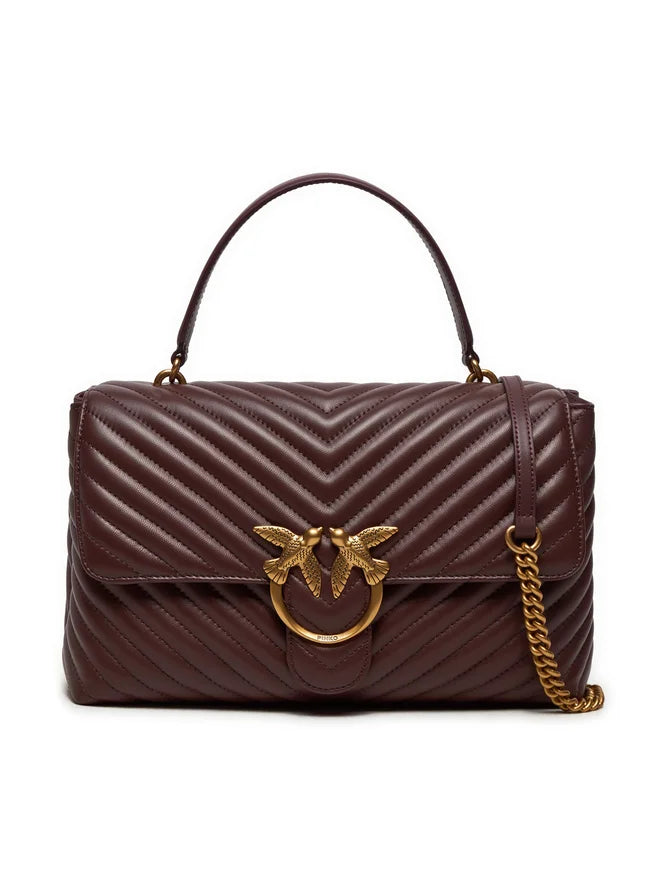 Big Lady Love Bag Puff Chevron Pinko