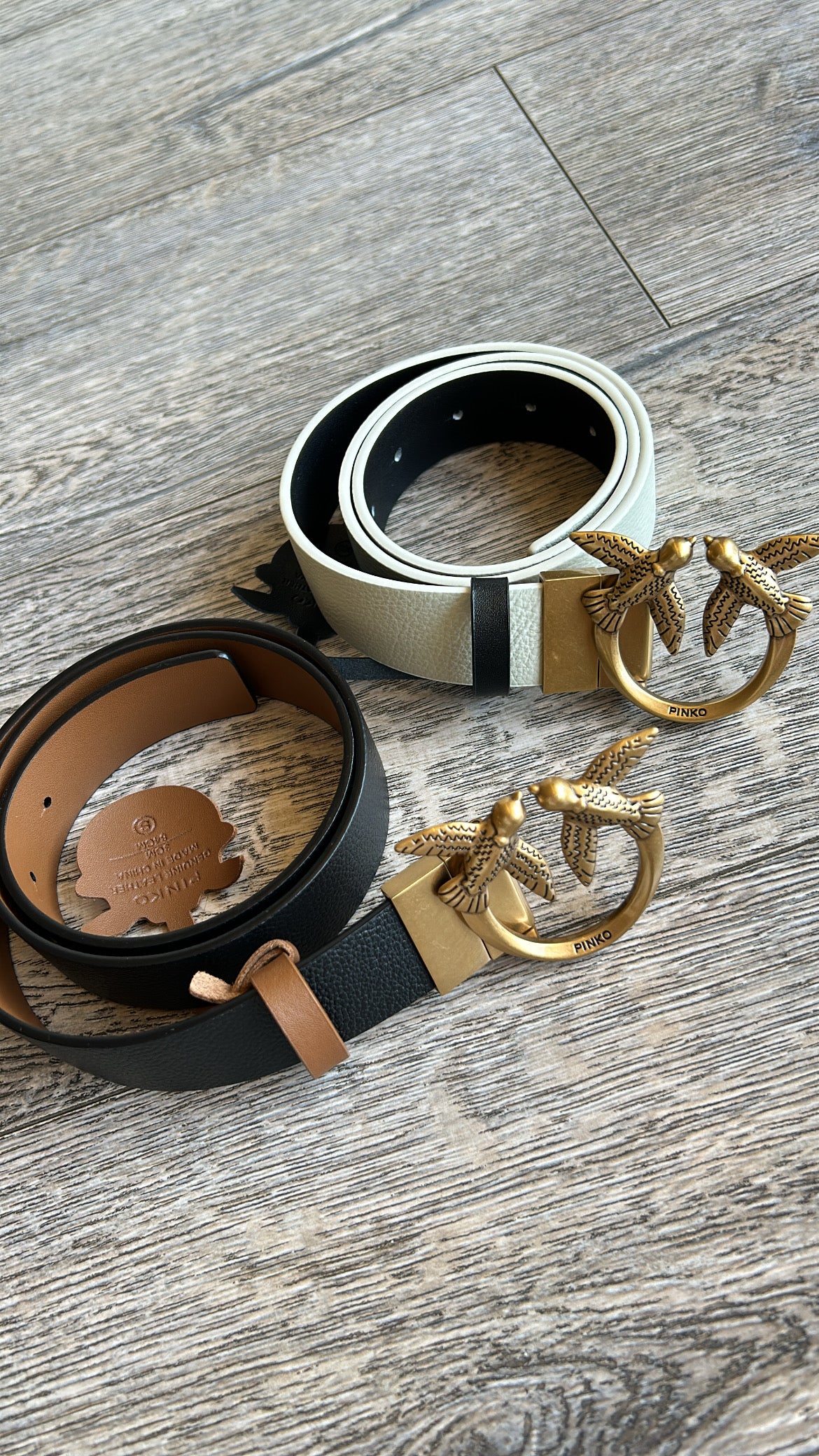 Pinko double-face belt