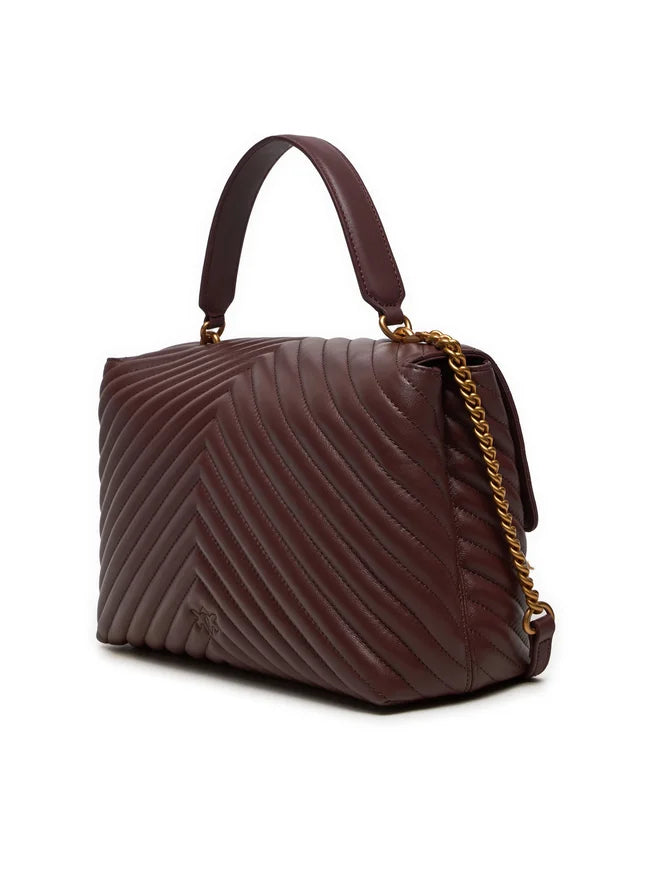 Big Lady Love Bag Puff Chevron Pinko